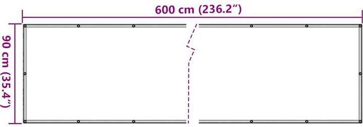 Actual product image VidaXL Kismet (600 cm)