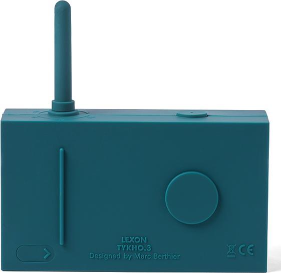 Productafbeelding Lexon Tykho 3 badkamerradio Blauw - Bluetooth luidspreker (FM, AM, Bluetooth)
