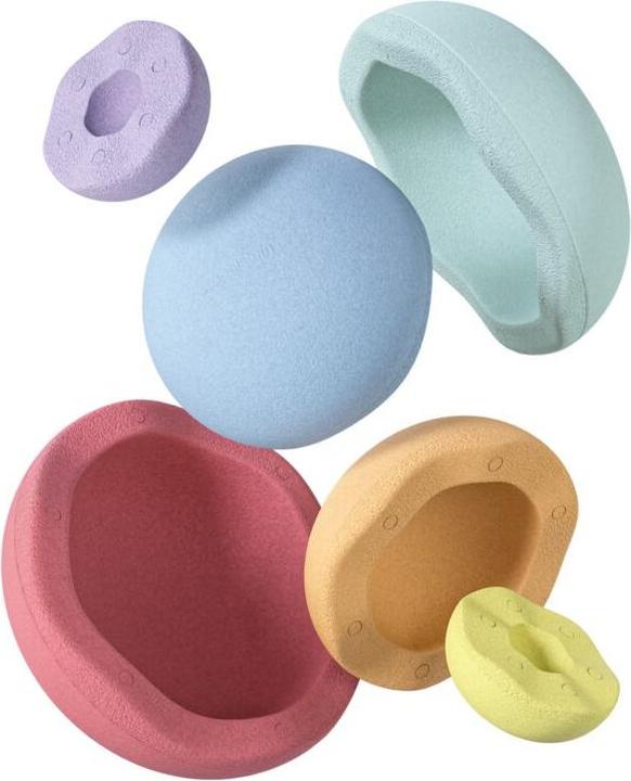 Actual product image Stapelstein ® Inside Rainbow Pastel, set of 6
