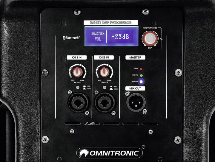 Produktbild Omnitronic Aktiver PA Lautsprecher 38 cm (Aktiv, 1x 300 W)