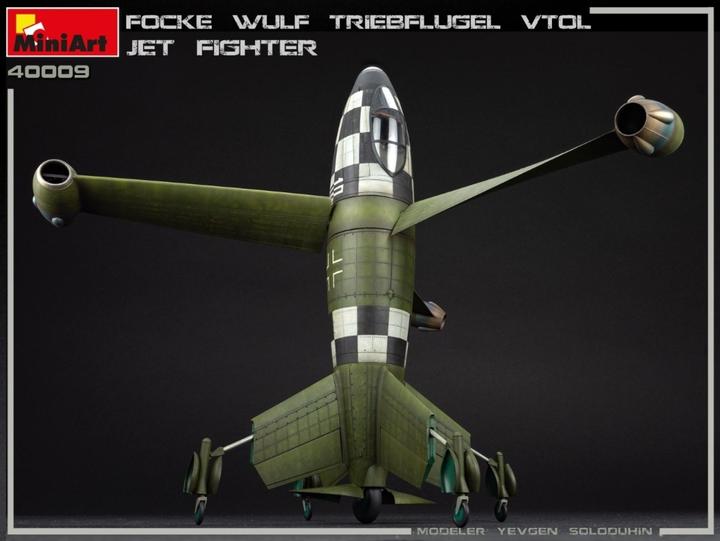 Actual product image Mini art Focke Wulf Triebflugel (VTOL) Jet Fighter