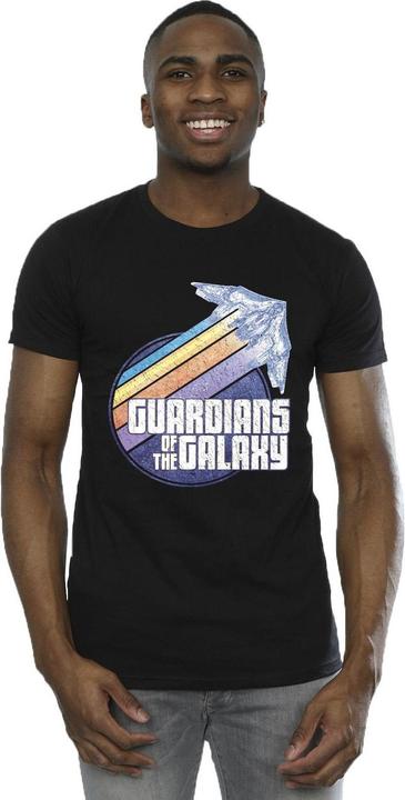 Actual product image Guardians of the Galaxy Mens Badge Rocket T-Shirt (XXL)