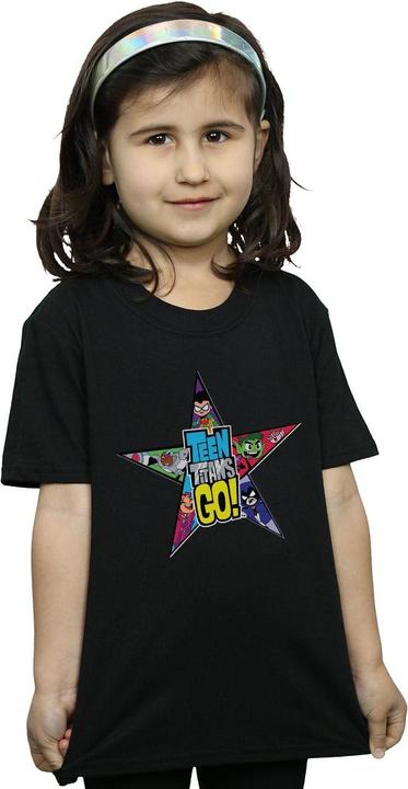Produktbild Teen Titans Go Star Logo TShirt Mädchen (140, 146)
