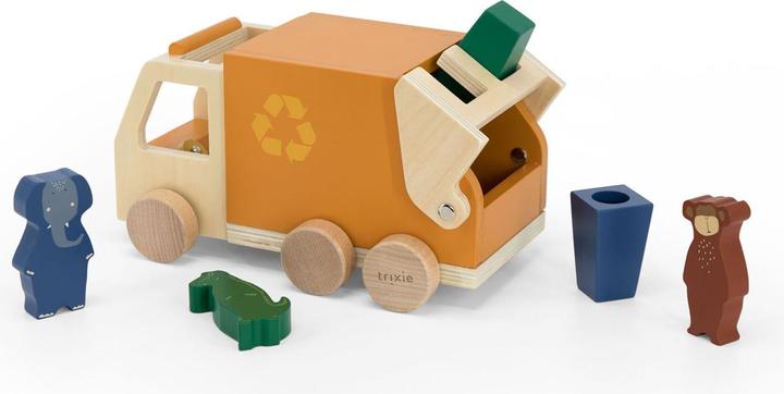 Actual product image Trixie Baby Baby rubbish truck made of wood