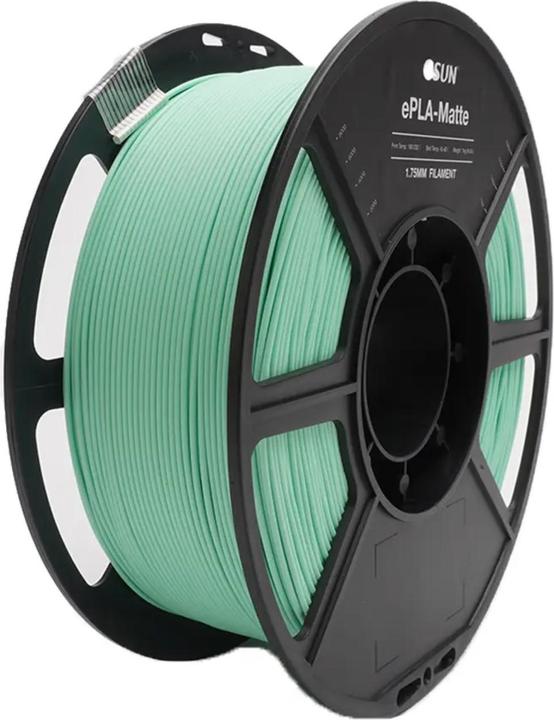 Image du produit eSUN Filament ePLA-Matte Mint Vert 1.75mm 1Kg (PLA, 1.75 mm, 1000 g, Vert)