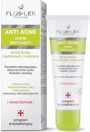 Image du produit Floslek Anti Acne Antibacterial program Matte cream 50 ml (50 ml)