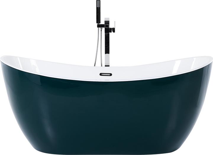 Produktbild Beliani Badewanne freistehend blaugrün oval 170 x 77 cm ANTIGUA (240 l, 77 cm, 170 cm)