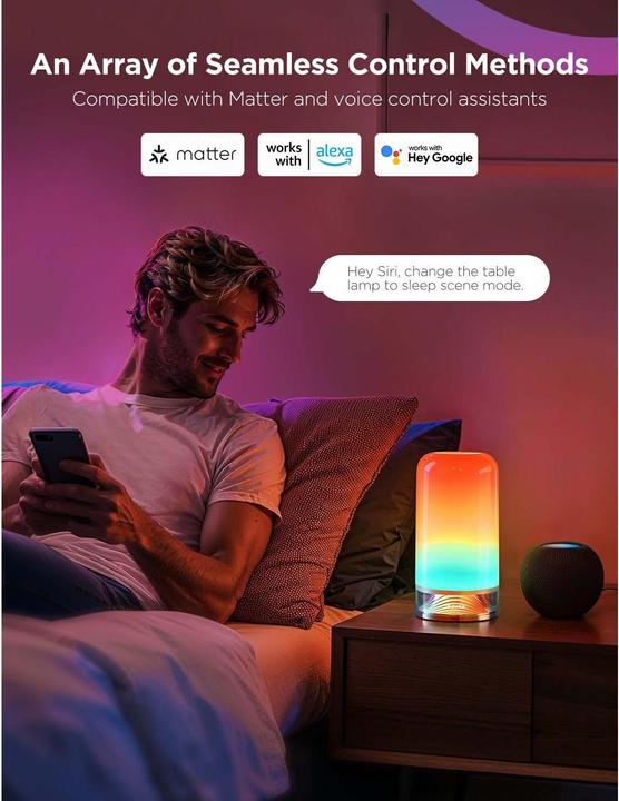 Image du produit Govee Lampe de table RGBICWW (500 lm)