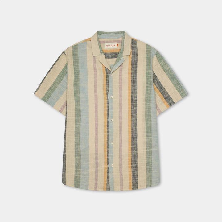 Revolution Short-Sleeved Cuban Cotton Shirt