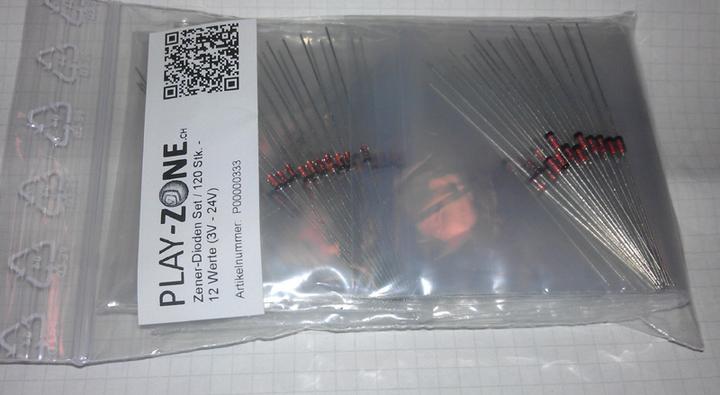 Produktbild OEM Zener-Dioden Set 120 Stk. 12 Werte (3V 24V)