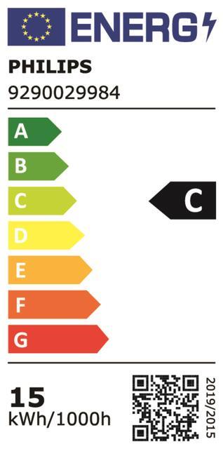 Energie-Label Philips LED-Tube (G13, 14.70 W, 2500 lm, 1 x, C)