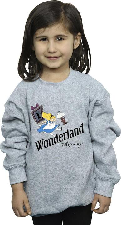 Produktbild Disney Alice In Wonderland This Way Sweatshirt Mädchen (128)