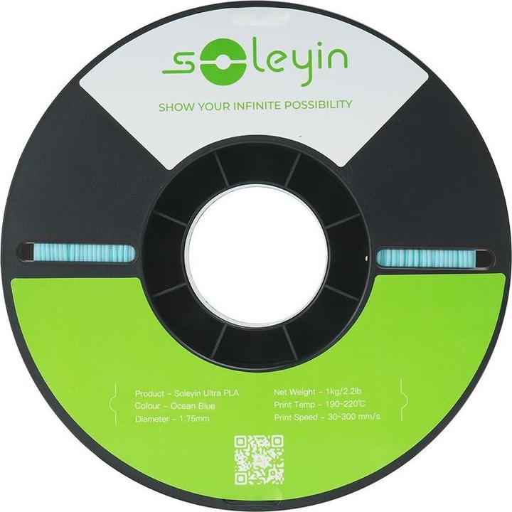 Produktbild Creality Filament Soleyin Ultra-PLA Blau 1.75 mm 1.29 kg (PLA, 1.75 mm, 1290 g, Blau)