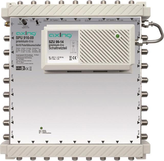 Produktbild Axing SPU910-16, DiSEqC-Multischalter 9/16