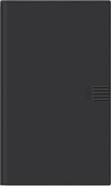 Actual product image Leporello, schwarz Kalender 2026 (German)