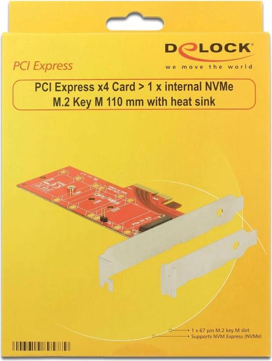 Produktbild Delock PCI-Express-x4 Kontroller, NVMe sup.