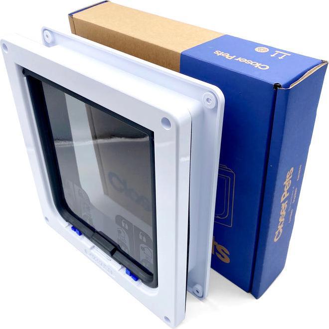Actual product image Cat Mate 4-way locking cat flap, XL, white (Magnetic cat flap)