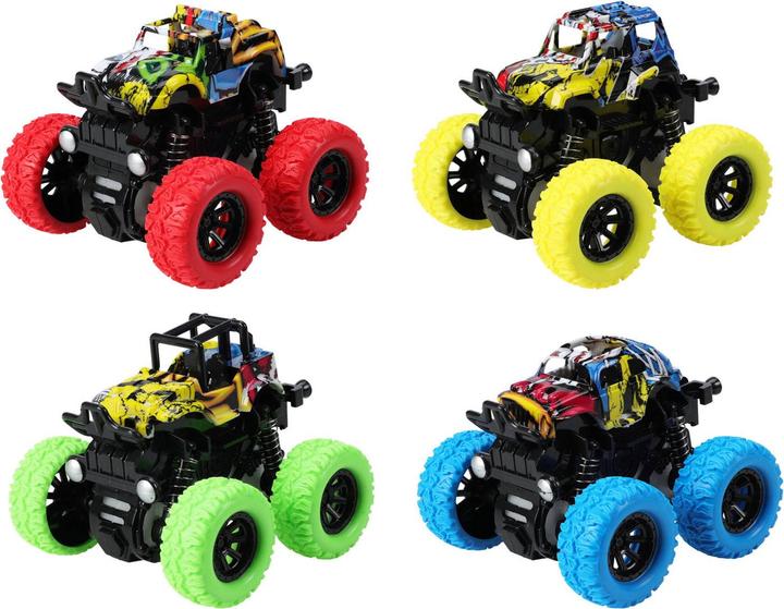 Actual product image Friction monster truck graffiti, 9 cm