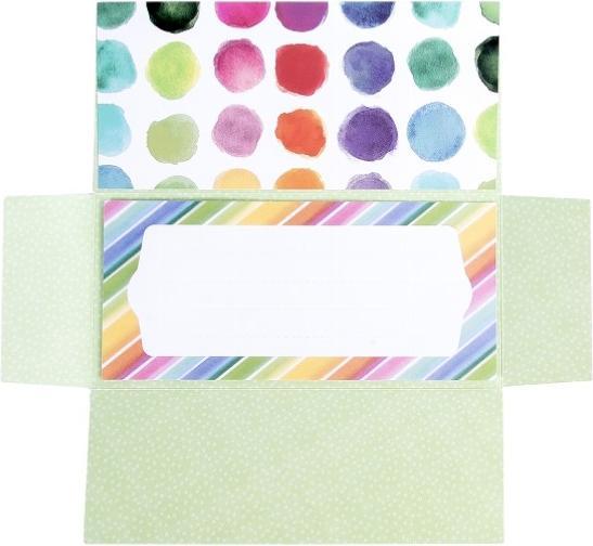 Image du produit Artebene Geschenkumschlag Punkte multicolor (Pochette cadeau)