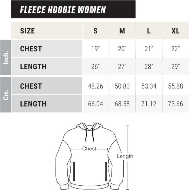 Actual product image Loose Riders Fleece Hoodie wms (S)