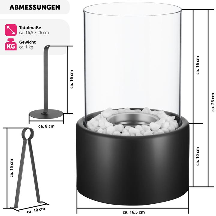 Produktbild tectake Damine (ø 26 x 16.5 cm)