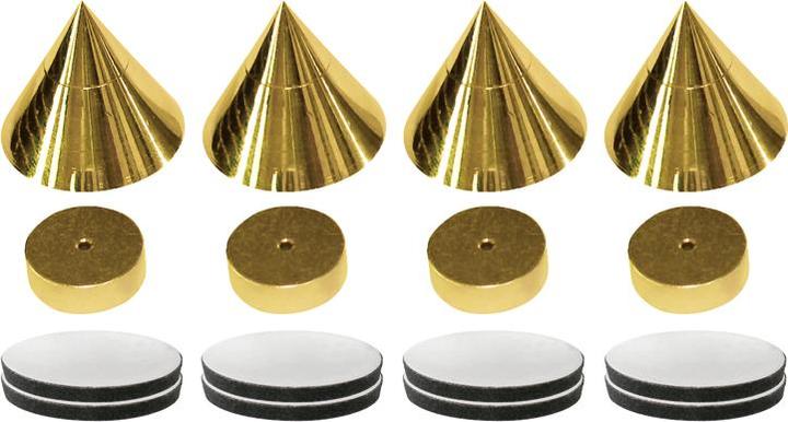Dynavox SubWattAbsorber set of 4 brass (Screen protective film)