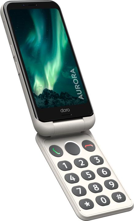 Image du produit Doro Aurora 21 (64 Go, Blanc, 4.50", 13 Mpx, 4G)