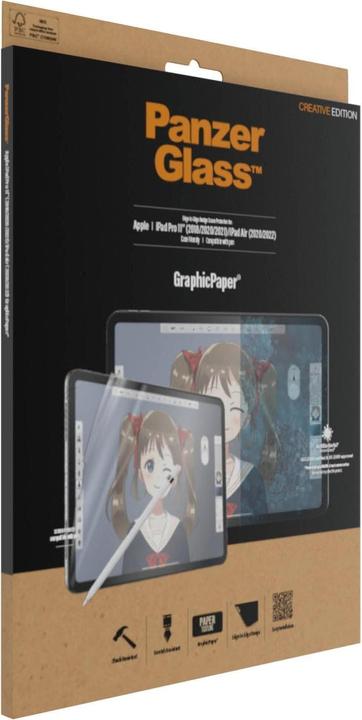 Produktbild PanzerGlass GraphicPaper Casefriendly AB (1 Stück, iPad Pro 11 2020 (2. Gen), iPad Air 2020 (4. Gen), iPad Air 2022 (5. Gen))