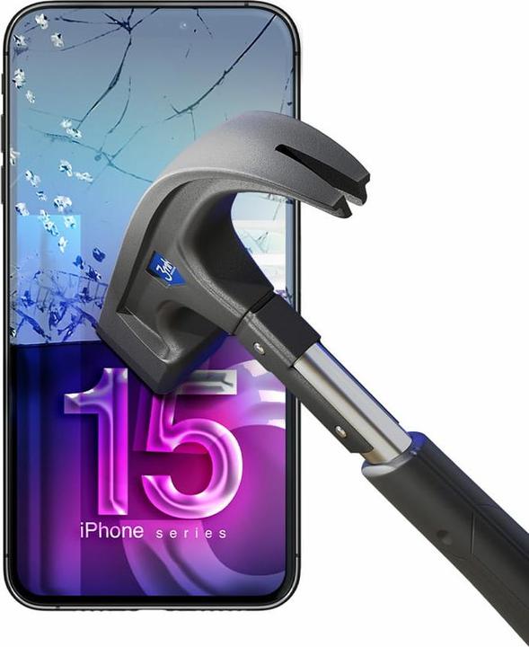 Actual product image 3MK hybrid glass FlexibleGlass for iPhone 15 6,1" (1 Piece, Apple iPhone 15)