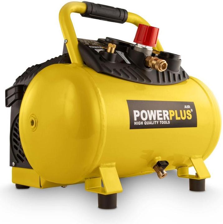 Produktbild Powerplus Kompressor 1100W - 12L kein öl (10 Bar, 12 l)