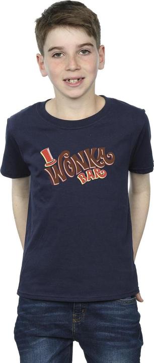 Immagine prodotto Willy Wonka & the Chocolate Factory Bar Logo Maglietta Ragazzi (140, 146)