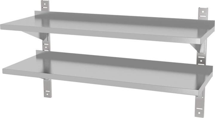 Produktbild Hendi Verstellbares Wandregal doppelt 1200x300x600 mm