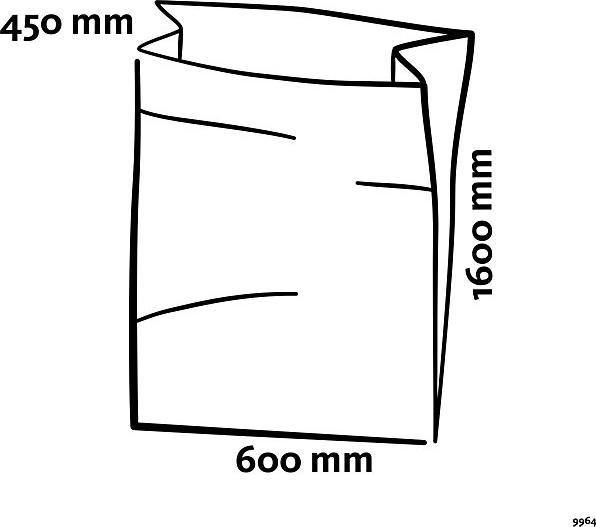 Immagine prodotto kaiserkraft Sacchi per rifiuti PE-LD (100 x, 400 l)