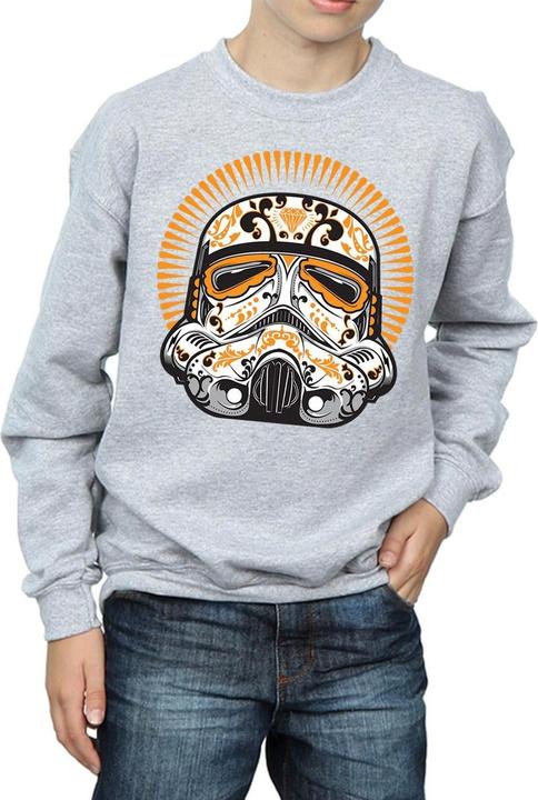 Produktbild Star Wars Stormtrooper Dia De Los Muertos Sweatshirt Jungen (140, 146)