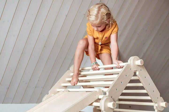Produktbild Müggi Wandelbares Pikler Kletterdreieck Set mit Rutsche