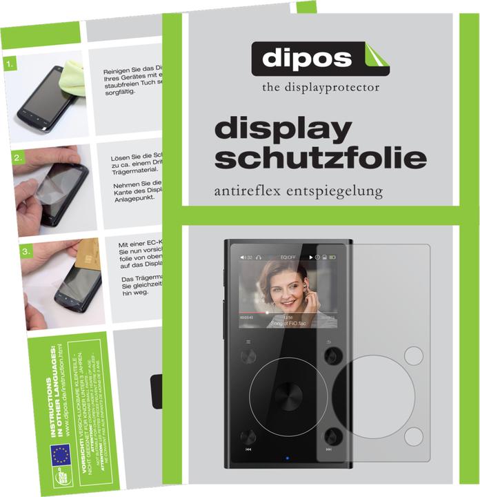 Actual product image Dipos Screen Protector Anti-Glare (Screen protector, FiiO X1 II MP3 Player)