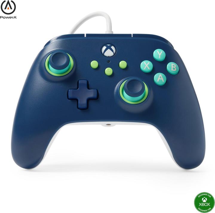 Produktbild PowerA Wired Controller - Mariner Blue (Xbox Series X - S) (PC, Xbox Series X, Xbox Series S)