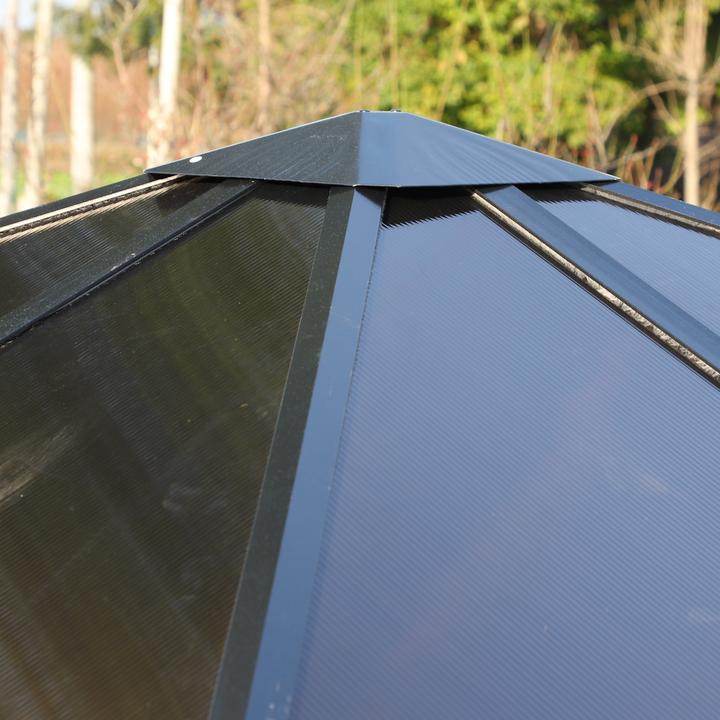 Actual product image Outsunny Garden pavilion with side panels and roof (300 cm, 300 cm)