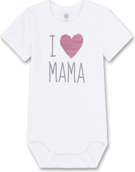 Sanetta Body kurzarm I love Mama