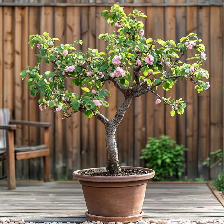 Actual product image Plant in a Box Prunus 'Bonanza' - Peach tree (60 cm)