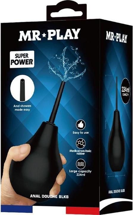 Image du produit Mr. Play Mr Play - Pear Anal Shower Blkb Noir