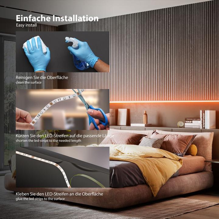Actual product image B.K.Licht LED strip (RGB, 300 cm, Indoor)