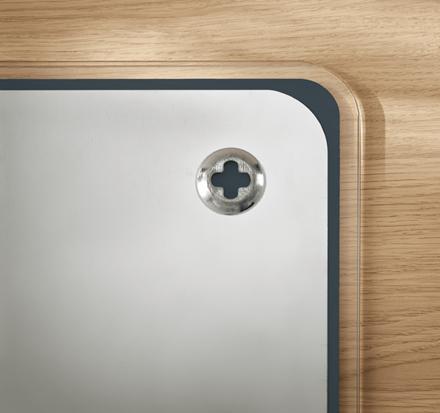 Actual product image Leitz Cosy glass whiteboard 60 x 80 cm, grey (98 x 67 cm)