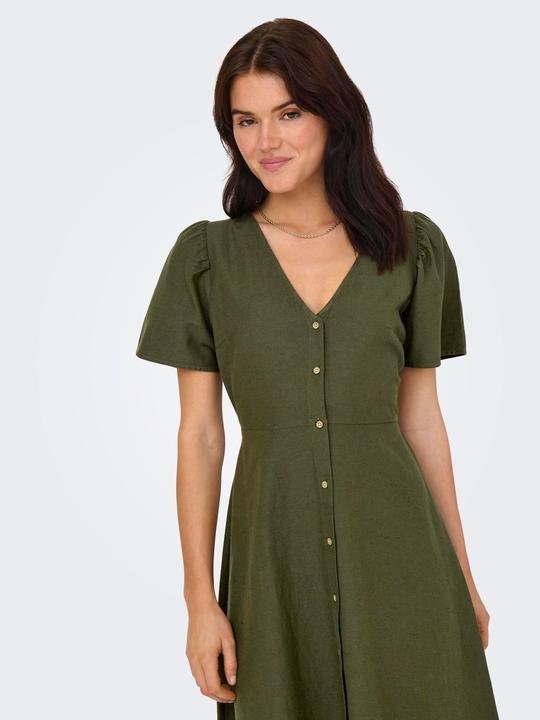 Produktbild Only Onlvita Life Linen S/S Short Dress Wvn (S)
