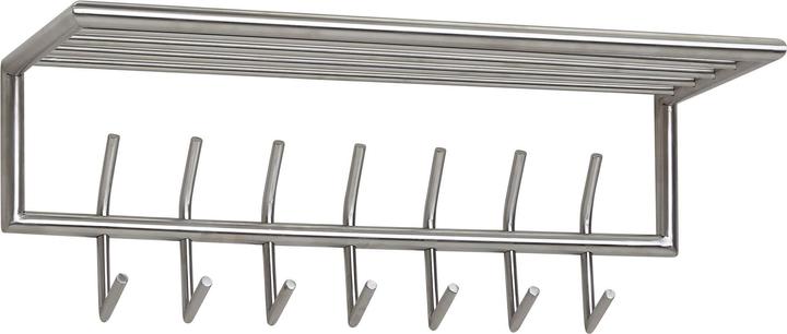 Wohnling Wandgarderobe Metall Silber