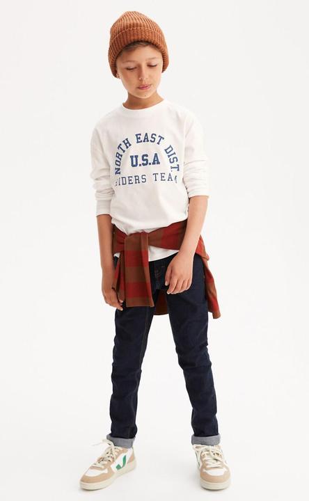 Image du produit La Redoute Collections T-shirt à manches longues avec imprimé message (94)