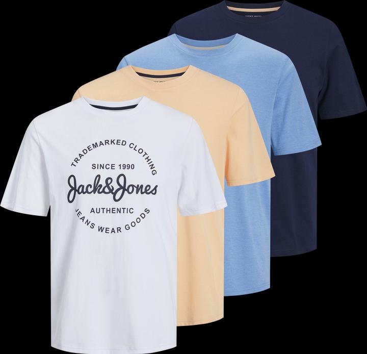 Produktbild Jack & Jones Jjforest Tee Ss Crew Neck 5pk Mp Pls (3XL)