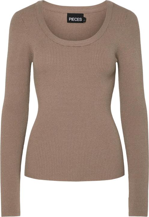 Actual product image Pieces Pcmira Ls U-Neck Knit Noos Bc (XS)