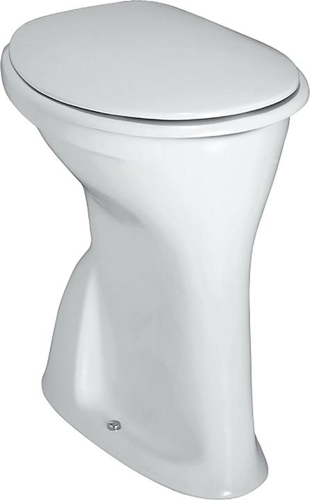 Produktbild Laufen Albonova Stand-WC, Flachspüler, Abgang senkrecht, mit Spülrand, 480x350x500mm, H82199800000