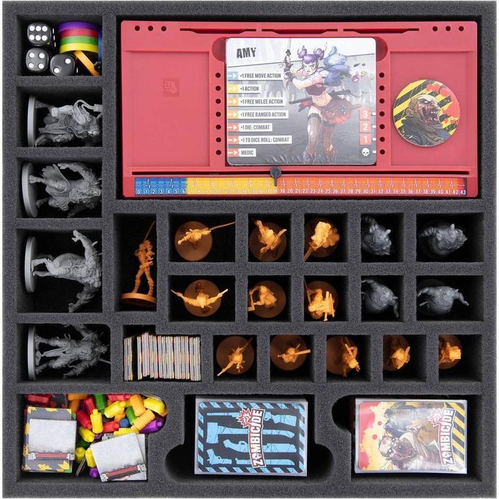 Produktbild Feldherr AG53SET - Schaumstoff-Set für Zombicide: 2. Edition - Grundspielbox (Schaumstoff)